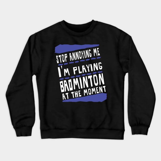 Badminton Birdy Competition Shuttlecock Boys Crewneck Sweatshirt by FindYourFavouriteDesign